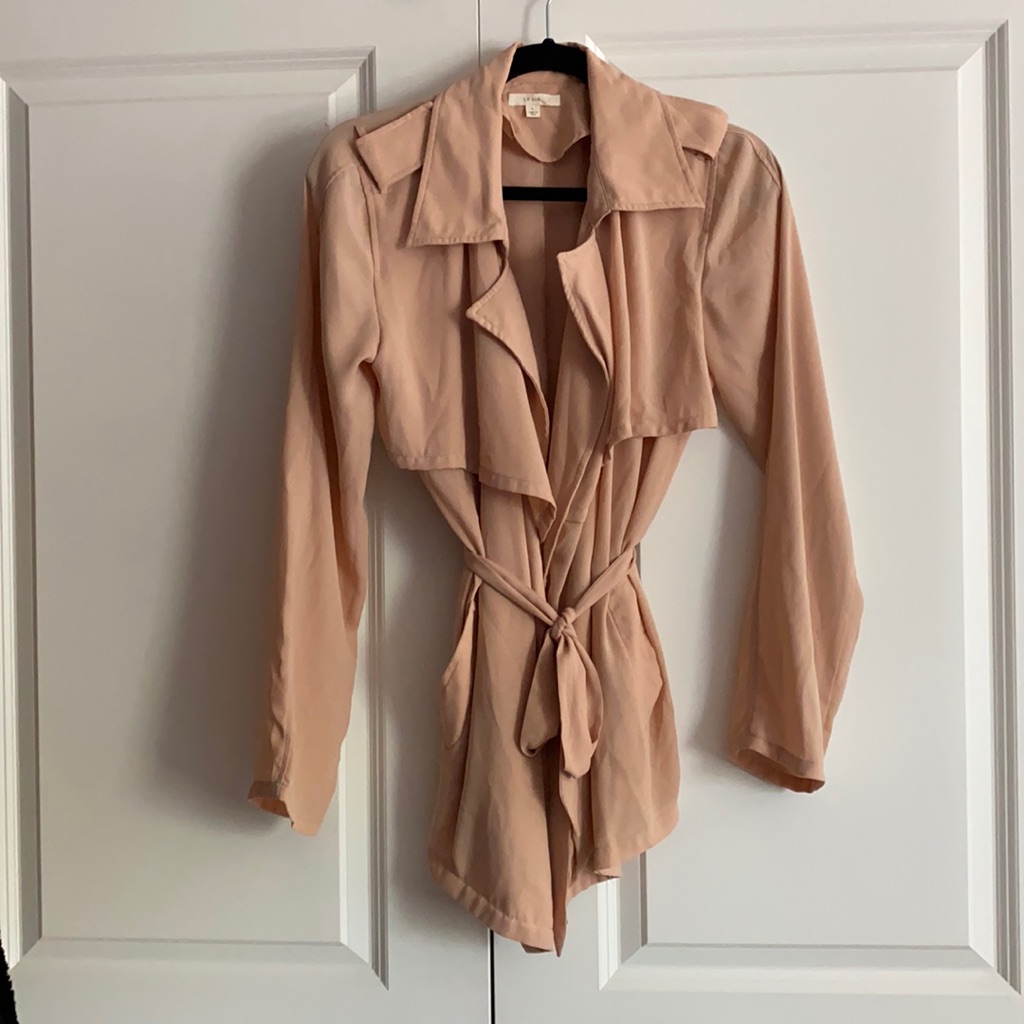 Light Duster Nude Jacket